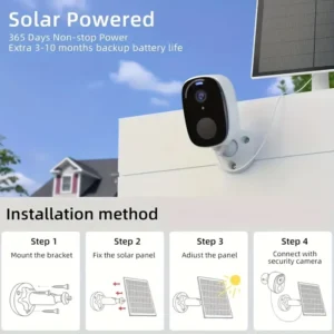 Wireless Security Cameras, 3MP Night Vision