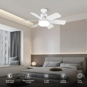 Modern Flush Mount Ceiling Fan