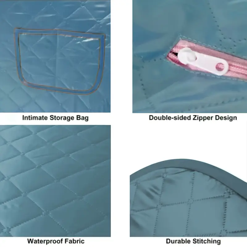 1pc Relaxation Station Cotton Sauna Tent - Image 2