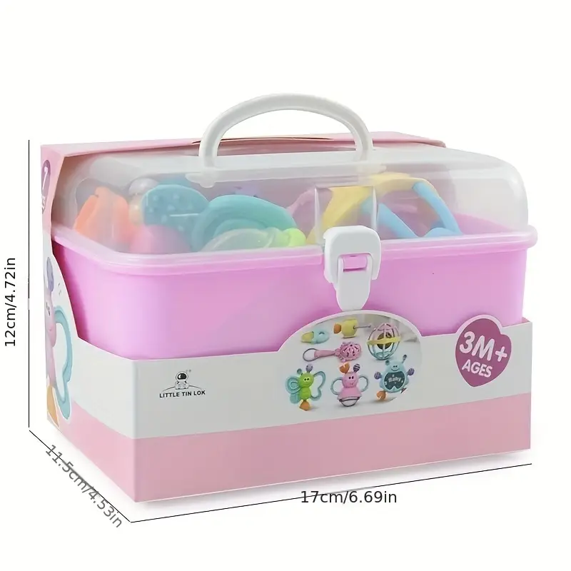 baby Rattle and Teething Toy Set - Image 3