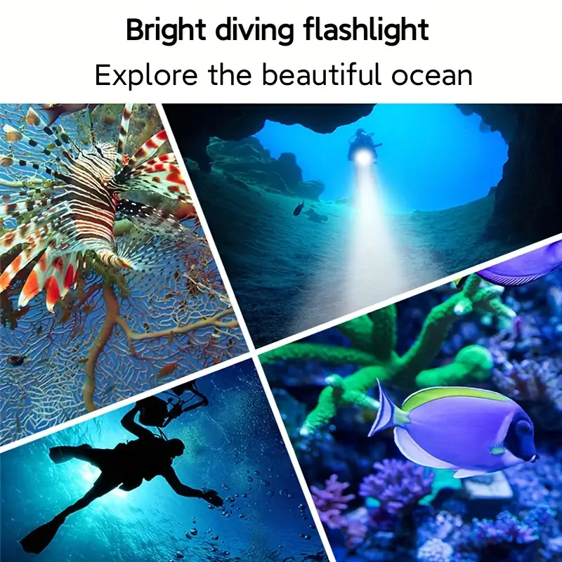 10000LM Professional Diving Flashlight - Image 5