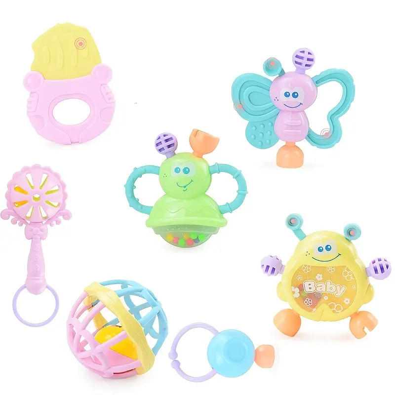 baby Rattle and Teething Toy Set - Image 4