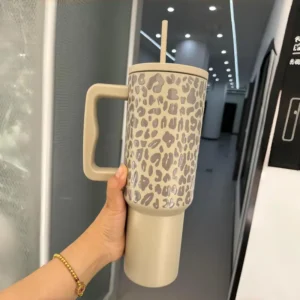 1pc Stainless Steel Tumbler with Handle