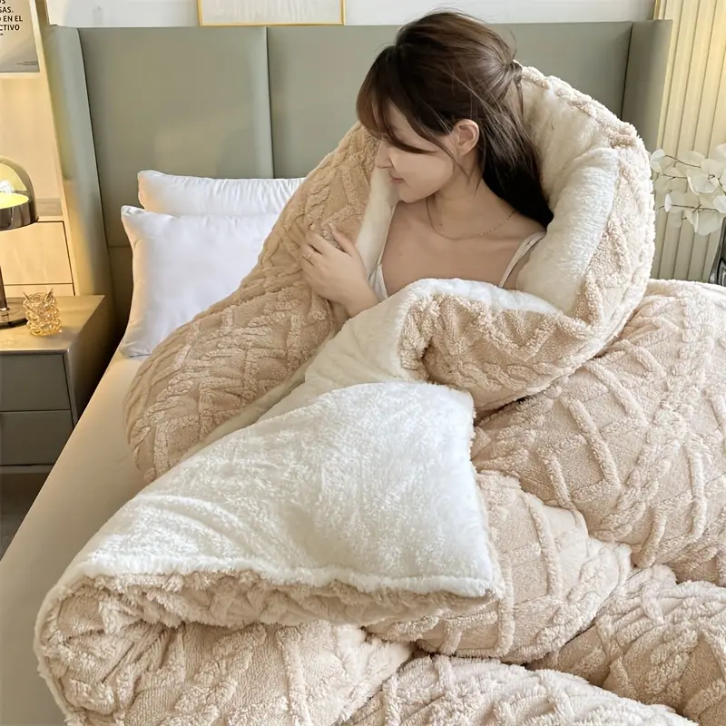 Winter Snuggle, Luxurious Taffeta Comforter Insert - Image 5
