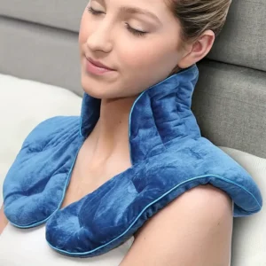 Blue Microwavable Neck Heating Pad