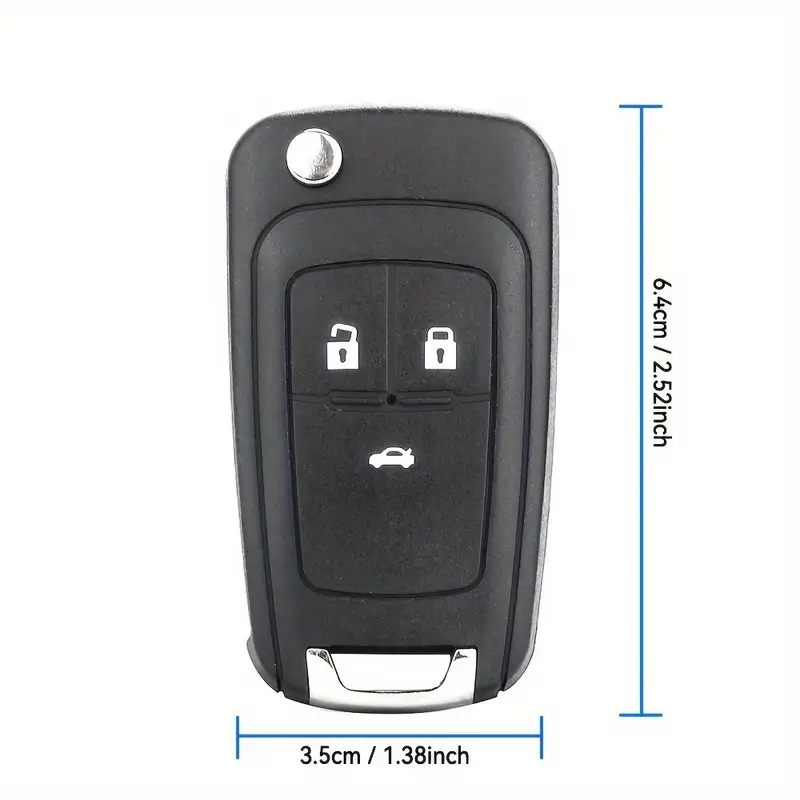 KEYYOU 2pcs Flip Folding Key Fob - Image 3